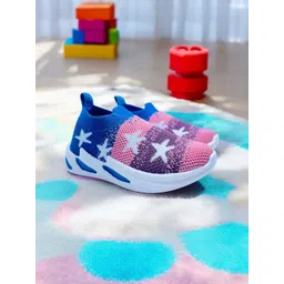 FABBMATE Unisex Kids Woven Design Slip-On Sneakers-picture-20