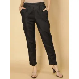 Fabclub Black Cotton Pants-picture-27
