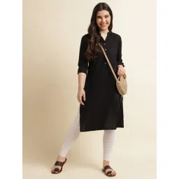 Fabclub Black Straight Kurta-picture-19
