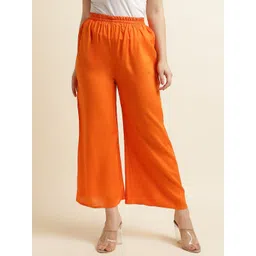 Fabclub Women Solid Ethnic Palazzos-picture-22