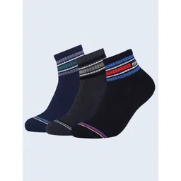 FABdon Men Pack Of 3 Striped Ankle-Length Socks-picture-24