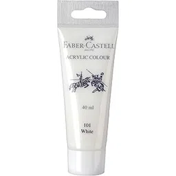 Faber-Castell Acrylic 40 ml Tube - White 101-picture-13