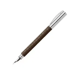 Faber-Castell Ambition 3D Croco Brown Fountain Pen - Medium Nib-picture-34