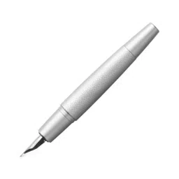 Faber-Castell E-Motion Pure Silver Fountain Pen - Broad Nib-picture-22
