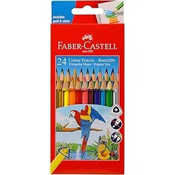 Faber-Castell Triangular Colour Pencils - Pack of 1 (Assorted)-picture-31