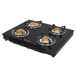Faber Jumbo 4BB BK AI Toughened Glass Top 4 Burner Automatic Gas Stove (Corrosion Resistance, Black)-picture-10