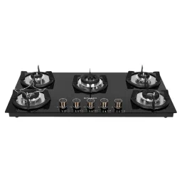 FABER SUPERIA HT905 BR AI Toughened Glass Top 5 Burner Automatic Gas Hob (Fully Concealed Drip Tray, Black)-picture-19