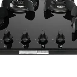 Faber Ultima HT724 CRS BR CI AI Toughened Glass Top 4 Burner Automatic Electric Hob (Premium Quality Knob, Black) image 5