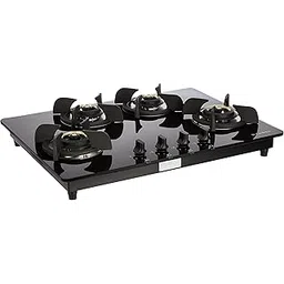 Faber Hob/Hobtop 4 Brass Burner Electric Auto Ignition, Glass Top (HOB ULTIMA HT724 CRS BR CI AI ) - Black, 72 cm-picture-10