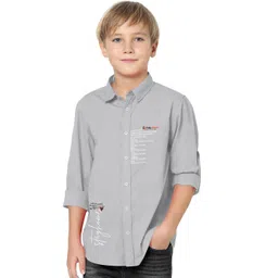 FABFARM Boys Comfort Opaque Casual Shirt-picture-17