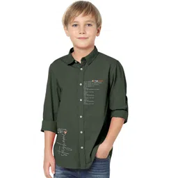 FABFARM Boys Comfort Opaque Casual Shirt-picture-25