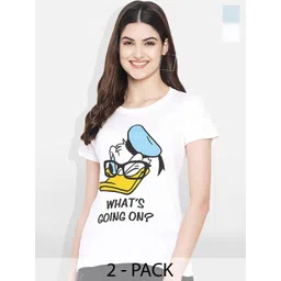 Fabflee Pack of 2 Graphic Printed Cotton T-shirts-picture-10