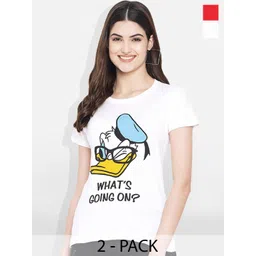 Fabflee Pack Of 2 Printed Cotton T-shirt-picture-25