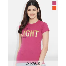 Fabflee Pack Of 2 Printed Cotton T-shirt-picture-12