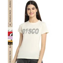 Fabflee Pack Of 4 Printed Cotton T-shirt-picture-24