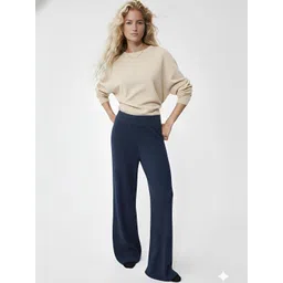 Fabflee Women Textured Trousers-picture-37