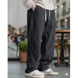 fabflee x ag Men Ribbed Relaxed Fit Pants-picture-22
