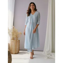 Fabhuman Women Regular Kurta with Trousers-picture-37