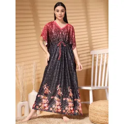 FABINALIV Printed Maxi Nightdress-picture-48