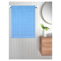 FABINALIV Set of 2 Blue Cartoon 300 GSM Cotton Kids Bath Towels (110X55 cm)-picture-35