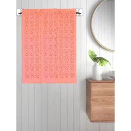 FABINALIV Unisex Kids Orange 2 Pieces Printed Cotton Bath Towels-picture-18