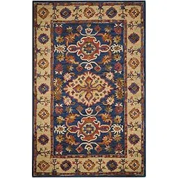 Fabindia Blue IQRA Woolen Woven Dhurrie-picture-13