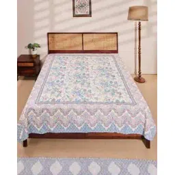 fabindia 120 TC Printed King Size Bed Cover-picture-20