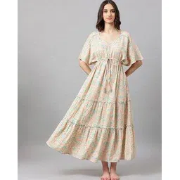 fabindia Abstract Print Nightgown-picture-28