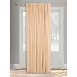 Fabindia Beige & Off White Geometric Cotton Long Door Curtain-picture-38