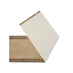 Fabindia Beige & White Ethnic Motifs Pure Cotton Table Runner-picture-27