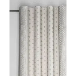 Fabindia Beige & White Geometric Door Curtain-picture-29