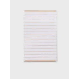 Fabindia Beige & White Meraki Striped Cotton Bath Towels image 2