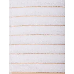 Fabindia Beige & White Meraki Striped Cotton Bath Towels image 3