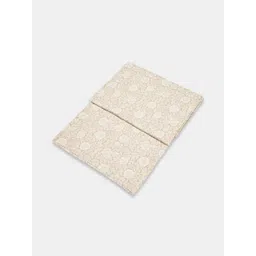 Fabindia Beige & White Printed 144 TC Cotton King Bedsheet Set 2.35 m x 2.6 m-picture-26