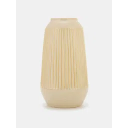 Fabindia Beige Ceramic Table Vase image 3
