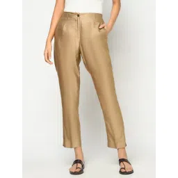 Fabindia Beige Mid Rise Pants-picture-10