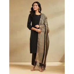 Fabindia Beige Regular Fit Dupatta-picture-37