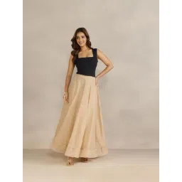 Fabindia Beige Regular Fit Solid Skirt-picture-21