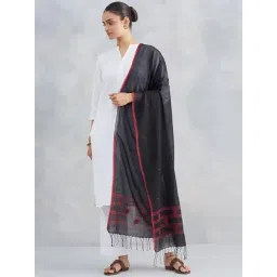 Fabindia Black Cotton Dupatta-picture-30