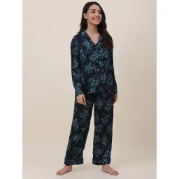Fabindia Black Printed Shirt Pyjama Set-picture-33
