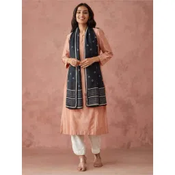 Fabindia Black Printed Stole-picture-36