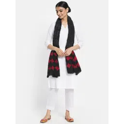 Fabindia Black Printed Stole-picture-10
