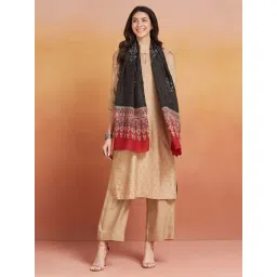 Fabindia Black Printed Stole-picture-26