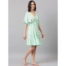 Fabindia Blue Cotton Printed Loungewear image 4