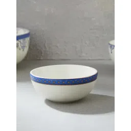 Fabindia Blue Gulmohar Ceramic Katori-image-10