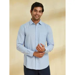 Fabindia Blue Slim Fit Shirt-picture-32