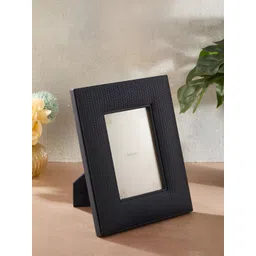Fabindia Bodh Navy Blue Leather Table Photo Frame-picture-35