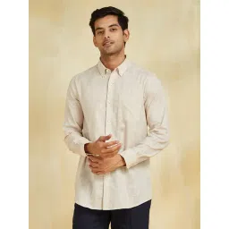 Fabindia Bone Relaxed Fit Solid Shirt image 1