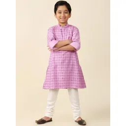 Fabindia Boys Ethnic Motifs Printed Kurta-picture-25