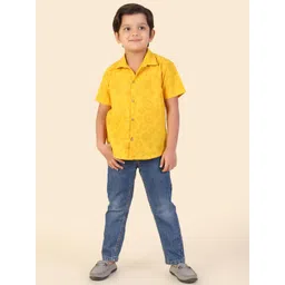 Fabindia Boys Opaque Printed Casual Shirt-picture-42